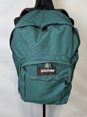 Vintage 90s Eastpak Backpack Made in USA Emerald Green